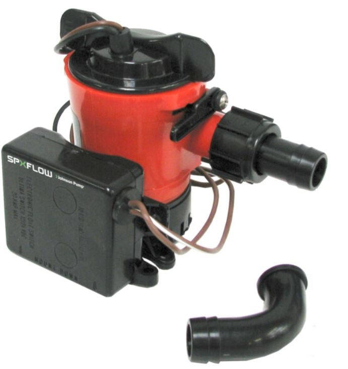 Johnson Pumpe, 07503-00 Johnson Pump Ultima Combo Bilgepumpe 500Gph 12V