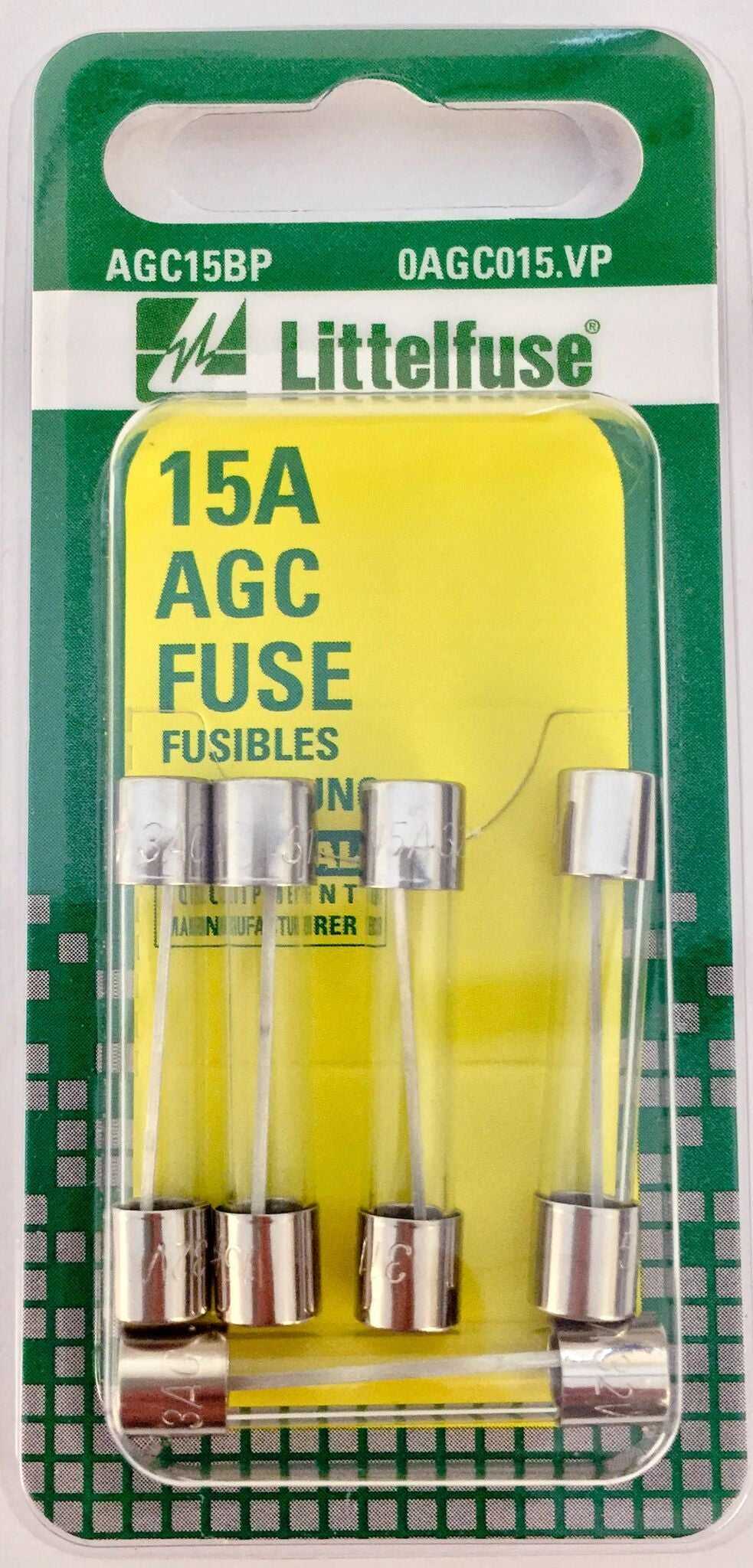 Littelfuse Inc., 0AGC010.VP Littelfuse Inc. Sicherung Glasrohr