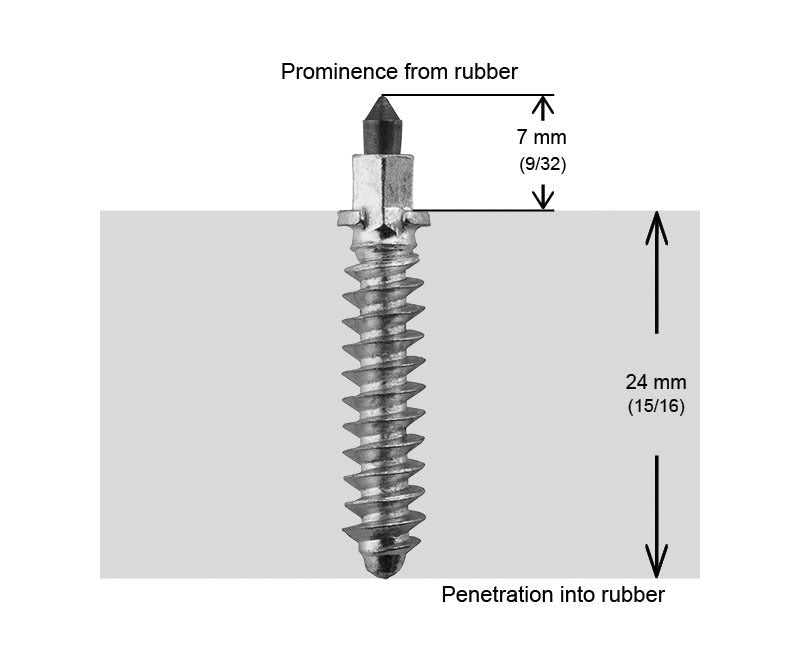 IGRIP, 1 1/4" 32mm Schulterbolzen, 150 Stück