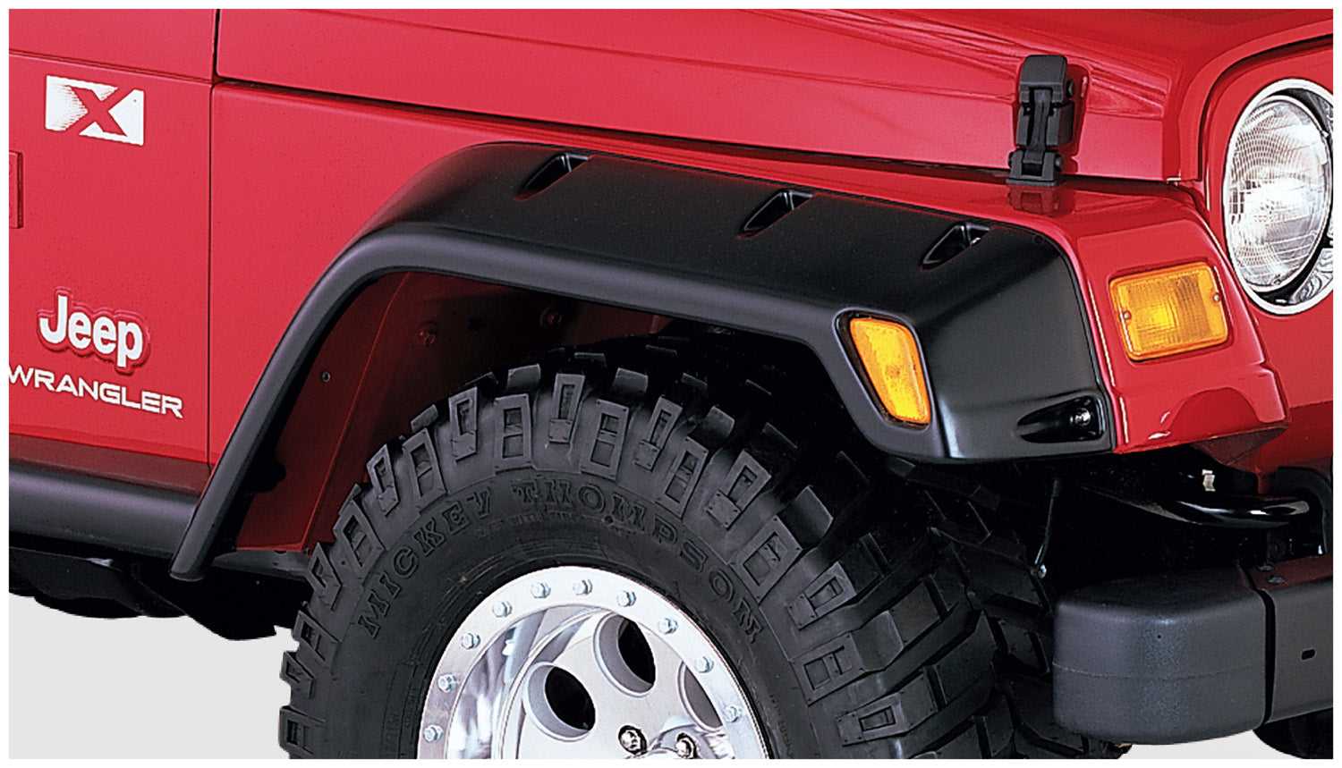 Bushwacker, 10029-07 Bushwacker Fender Flare 6 Zoll Reifendeckung