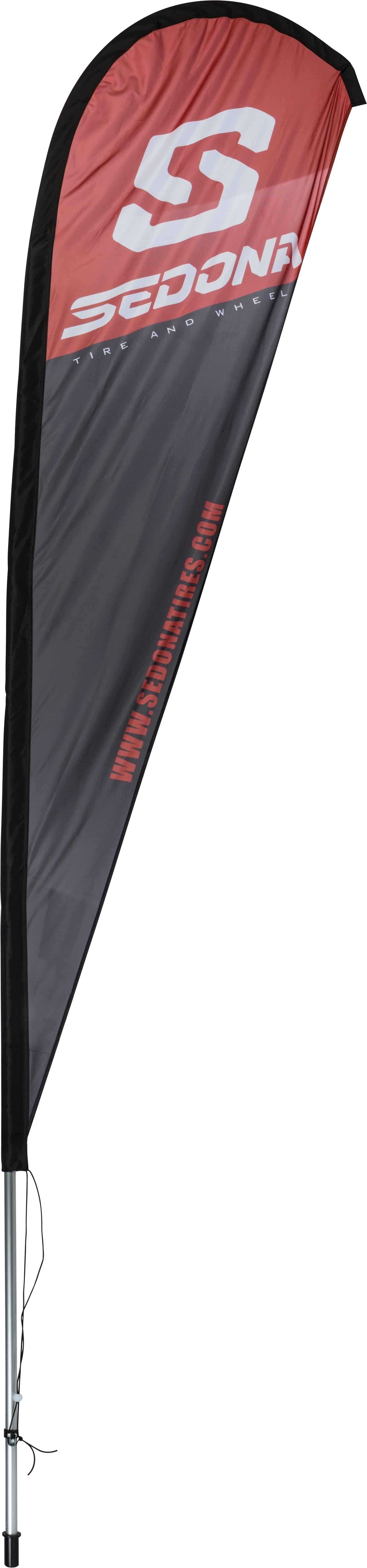 SEDONA, 11' Teardrop-Flag