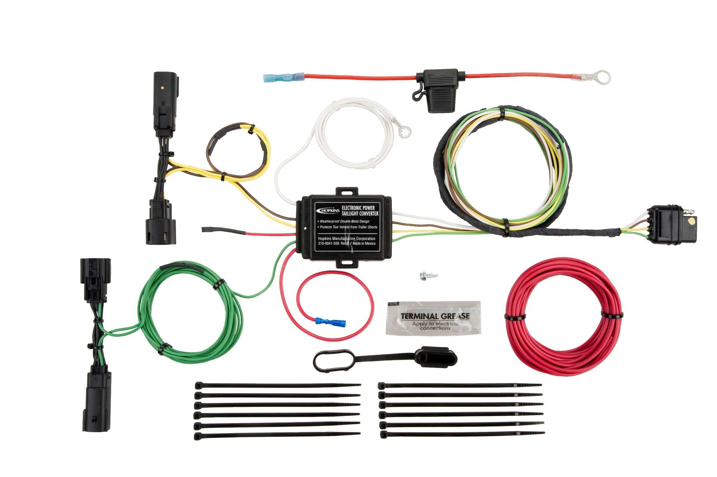 Hopkins MFG, 11141164 Hopkins MFG Trailer Wiring Connector Kit 4 Way Flat