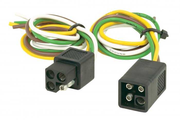 Hopkins MFG, 11147975 Hopkins MFG Trailer Wiring Connector 4 Pole Square