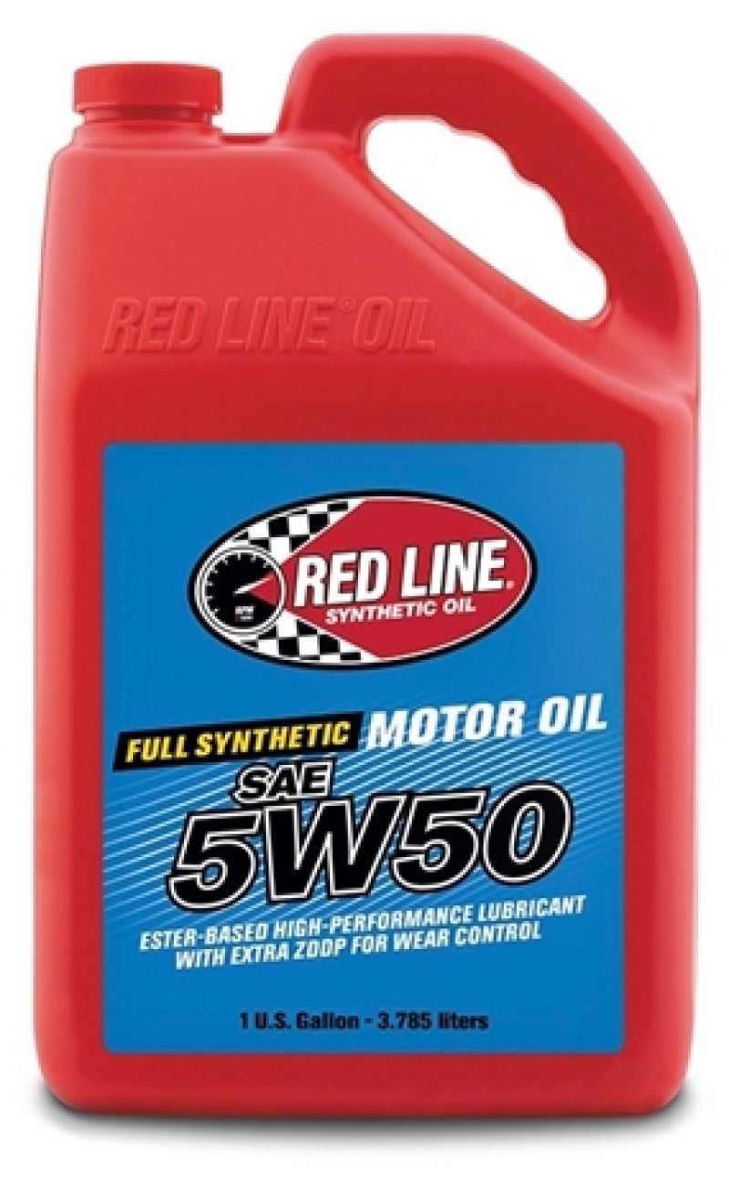 Rote Linie, 11605 Red Line 5W50 Motor Oil - Gallone - Kiste mit 4 Stück