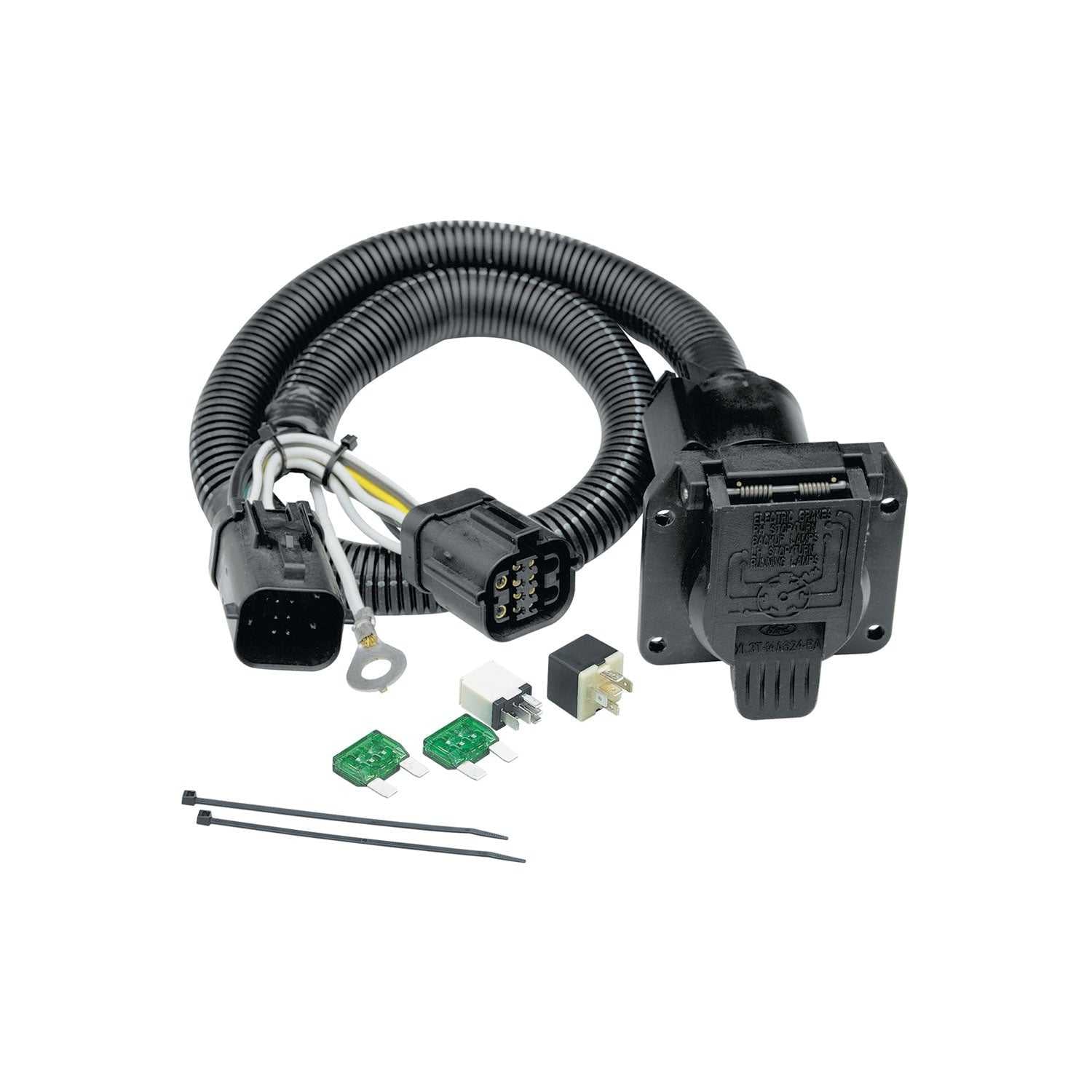 Abschleppbereit, 118242 Tekonsha Trailer Wiring Connector 7 Way Round Ersatz für