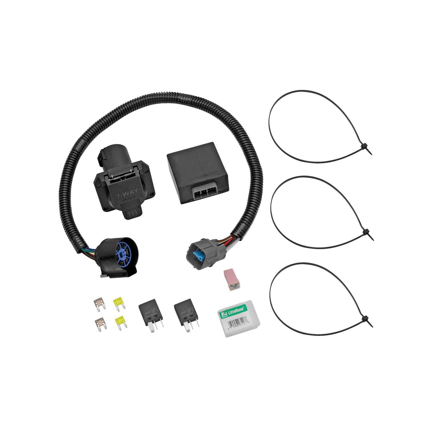 Abschleppbereit, 118253 Tekonsha Trailer Wiring Connector 7 Way Round Ersatz für