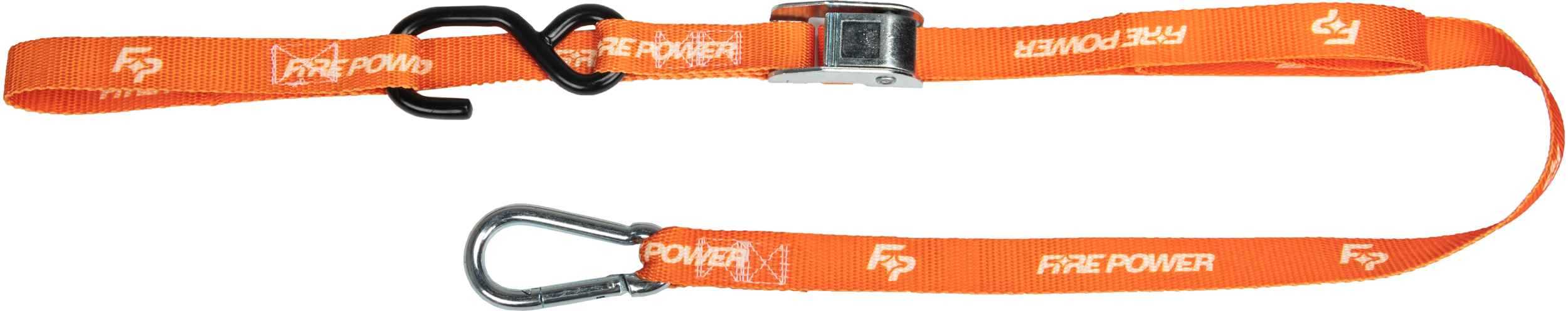 FEUERWEHR, 29-13031 Fire Power 1" Niederbinde-Soft-Tie Orange 2 Stück